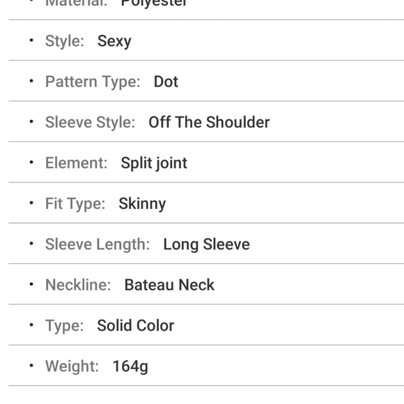 Off shoulder top - Picture 3 of 5